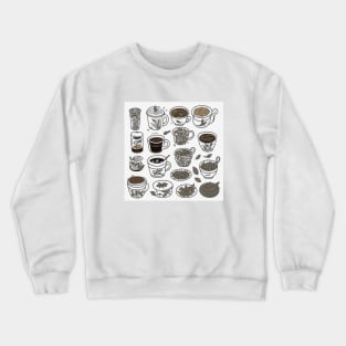 Coffee Since Vintage Established Decaf Retro Crewneck Sweatshirt